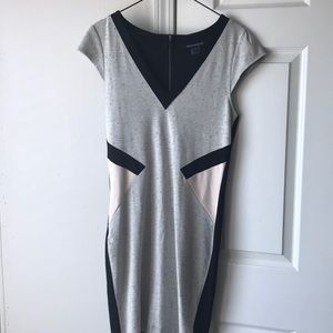 French Connection Bodycon Colorblock Dress